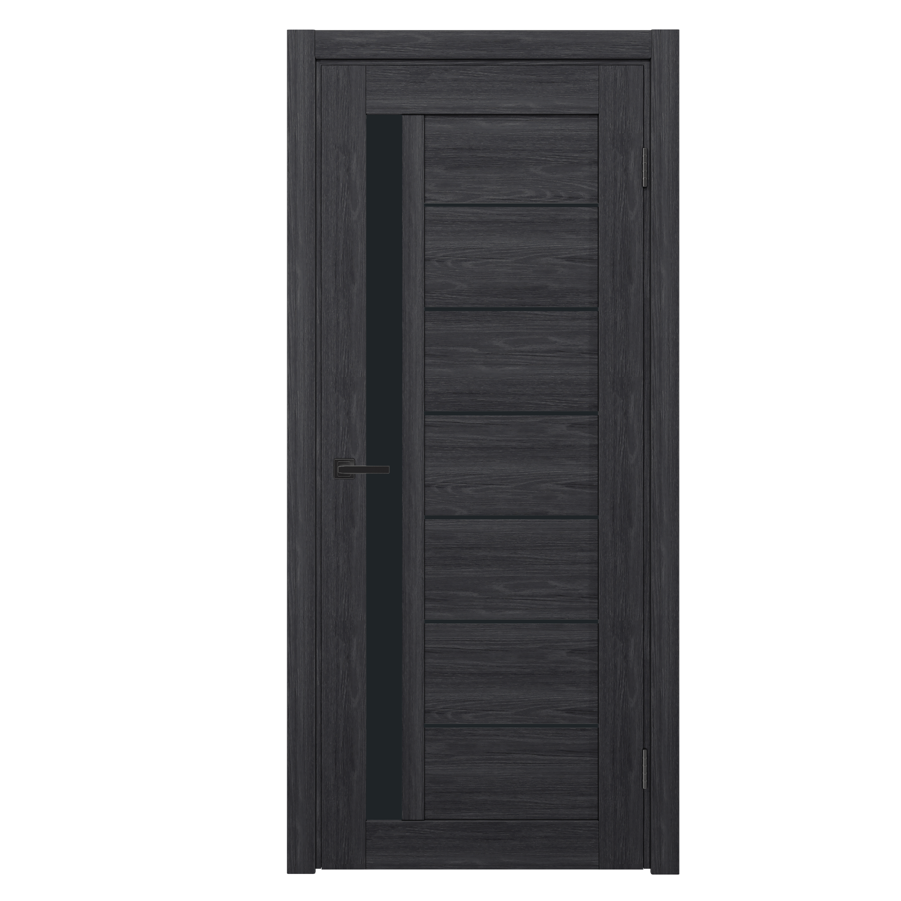 Дверное полотно SherWOOD S4 BLK Sline стекло 200x90 см