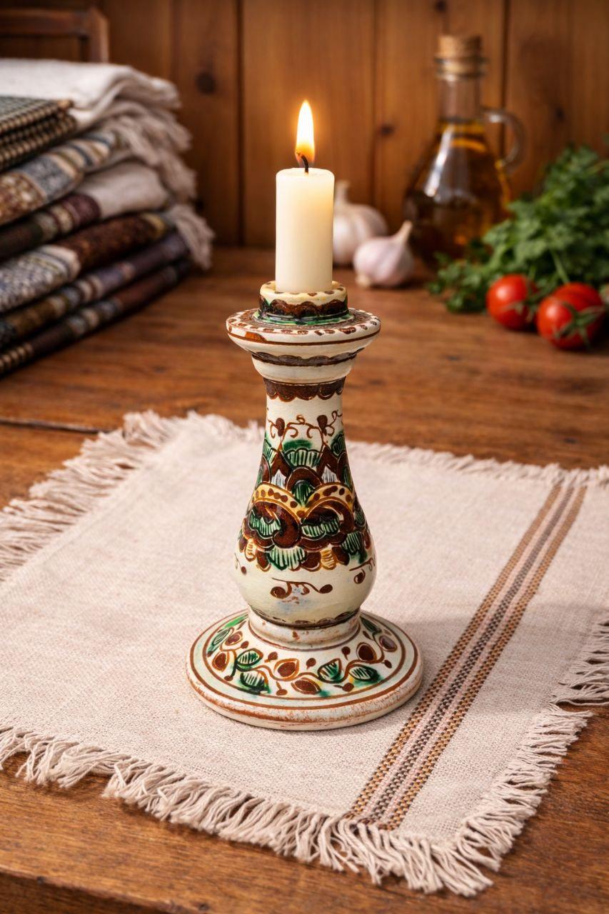 Підсвічник Косівська кераміка 14х10 см (КК 01-09)