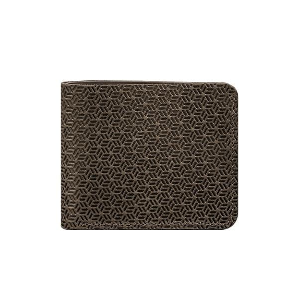 Портмоне мужское кожаное BlankNote 4.1 4 кармана карбон Темно-коричневый (A-026205)