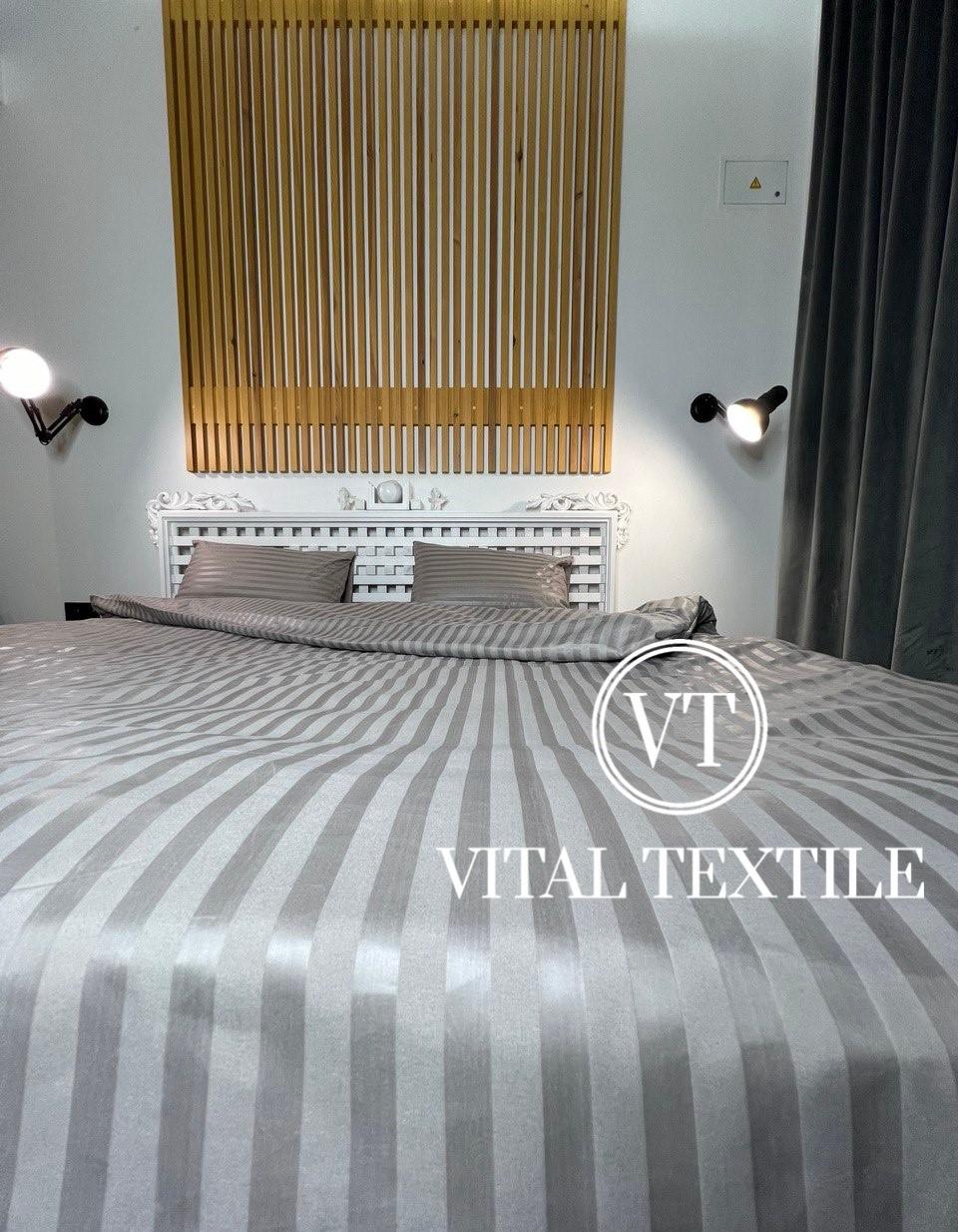 Комплект постільної білизни Vital Textile SP-10 страйп полуторний 150х220 см - фото 3