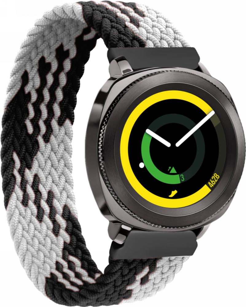 Ремінець Solo Loop Multi для Samsung Gear Sport (135 мм) Black White (25173-1E)