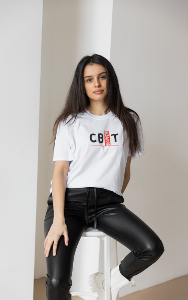 Футболка женская GBI "Світ без русні" хлопковая M Белый (13518-Ж)