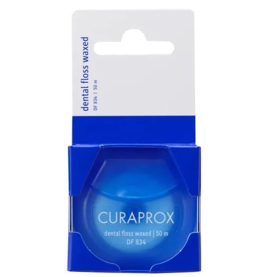 Зубная нить CURAPROX Waxed Mint 50 м (1016)