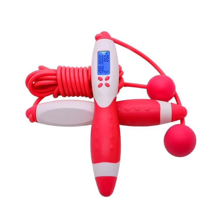 Скакалка розумна цифрова з електронним лічильником регульована Рожевий (2371988863) Скакалка розумна цифрова з електронним лічильником регульована Рожевий (2371988863)