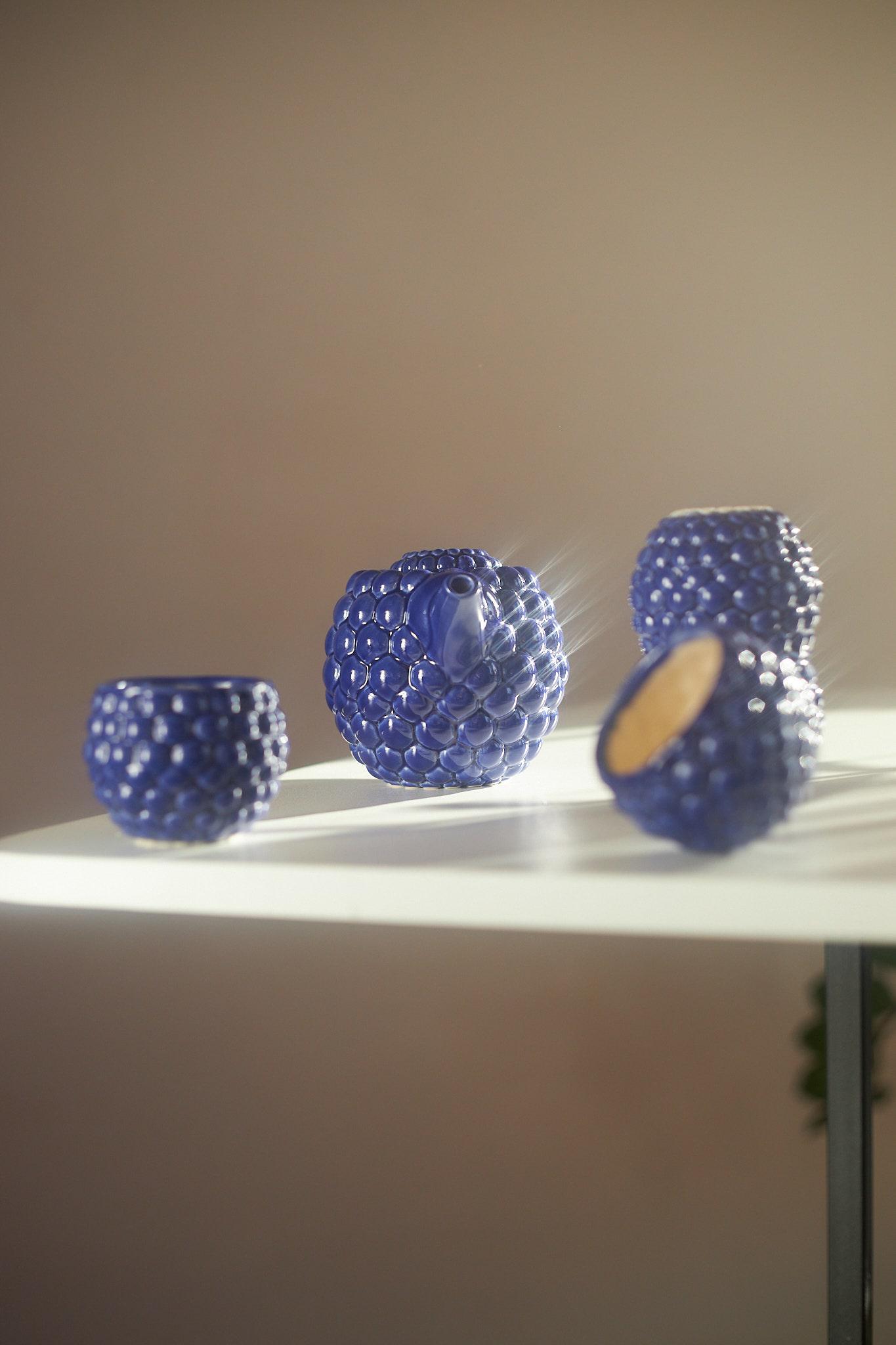 Набор для чайной церемонии Синяя ягода ручной работы (TS-20) - фото 11 Набор для чайной церемонии Синяя ягода ручной работы (TS-20) - фото 11