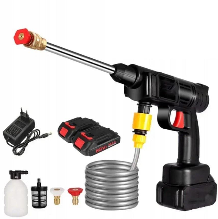 Мойка высокого давления аккумуляторная Cleaning Gun с кейсом 1000W 48V Черный (28049925)