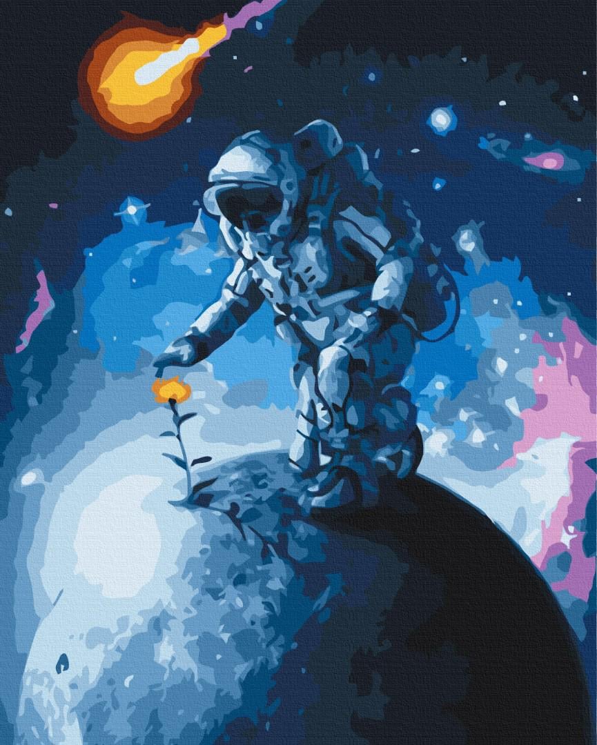 Картина по номерам Brushme Цветы Вселенной 48x60 см (BS38452L)