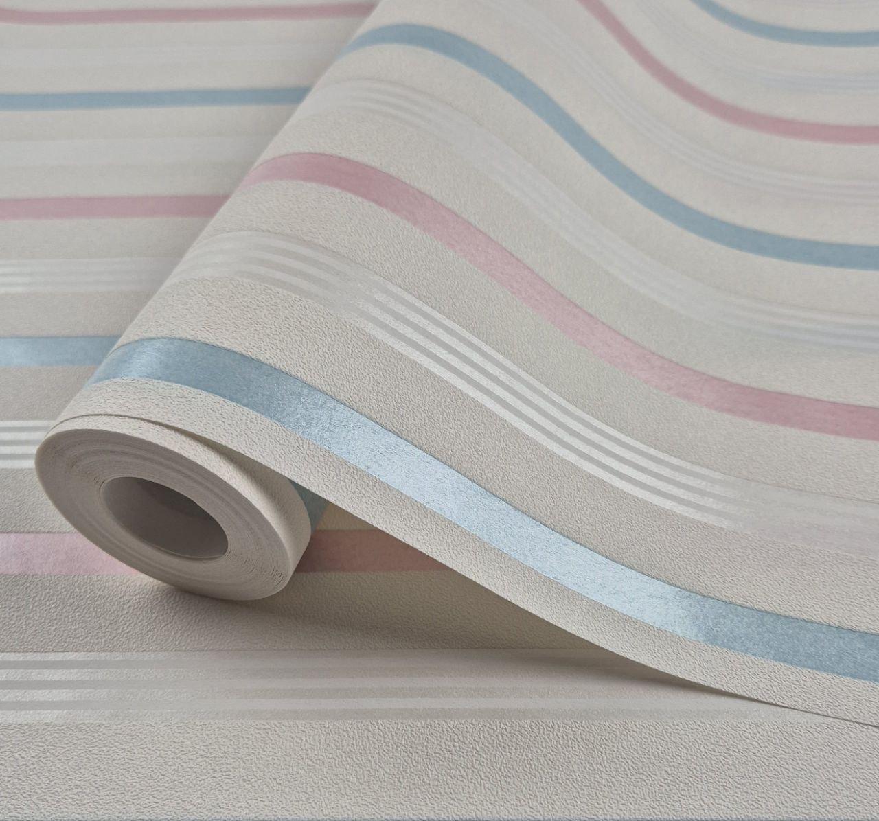 Шпалери вінілові на флізеліні для спальні Marburg 81977 0,53х10,05 м Молочний (2785922806)