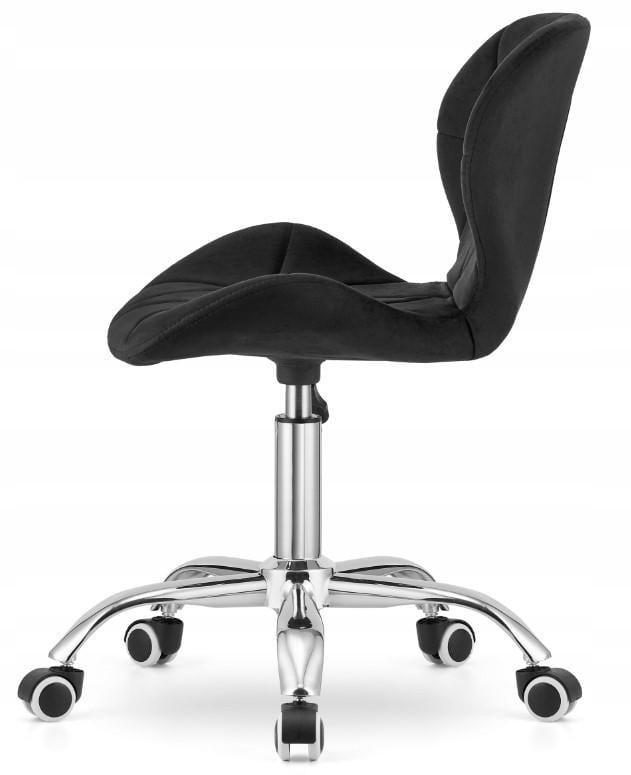 Крісло офісне комп'ютерне на колесах Bonro BN-531 велюр Чорний (4429) - фото 5 Крісло офісне комп'ютерне на колесах Bonro BN-531 велюр Чорний (4429) - фото 5