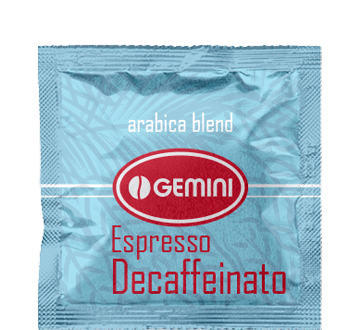 Кофе молотый в чалдах Gemini Espresso Decaffeinato 100 x 7 г