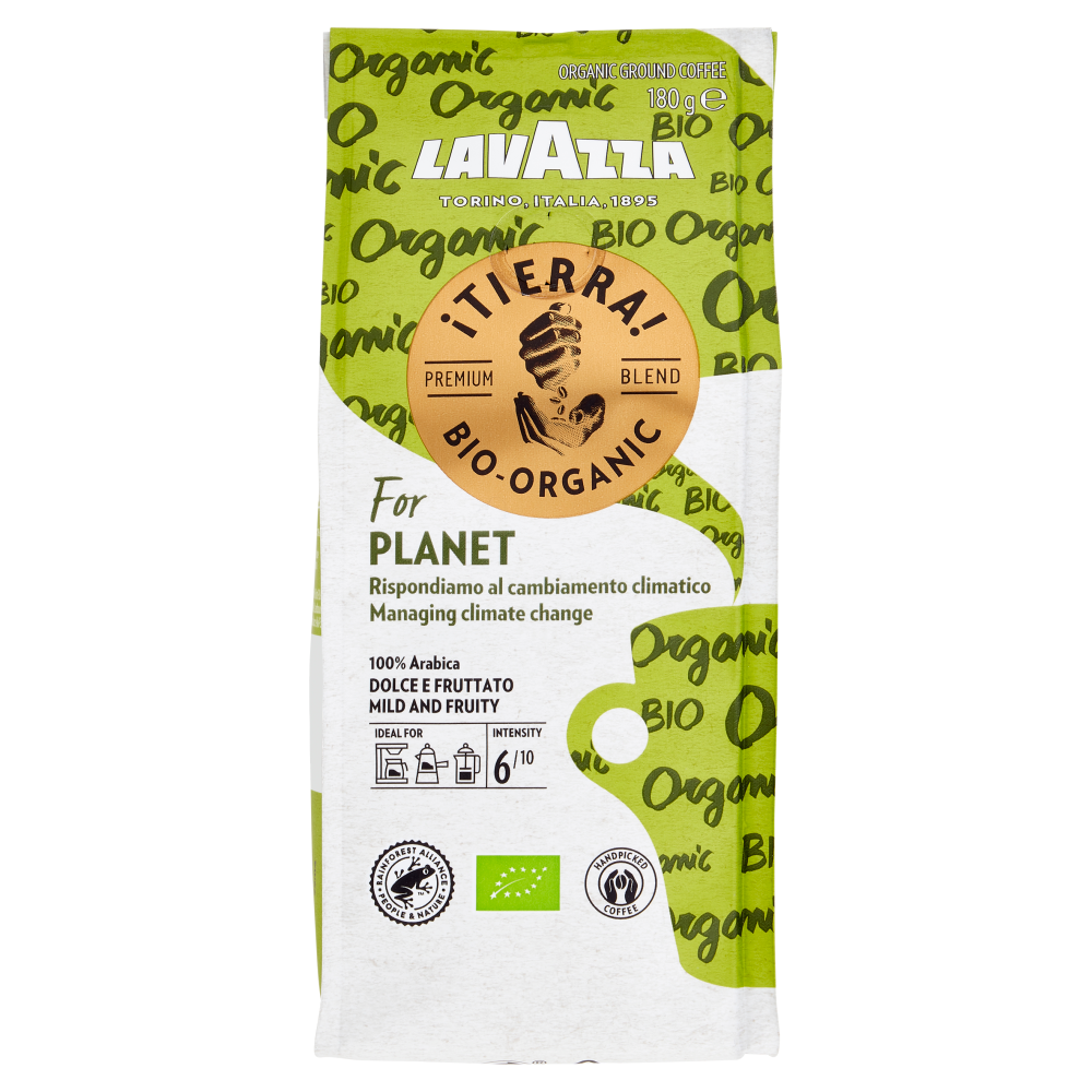 Кофе молотый Lavazza ¡ Tierra Bio-Organic for Planet 180 г