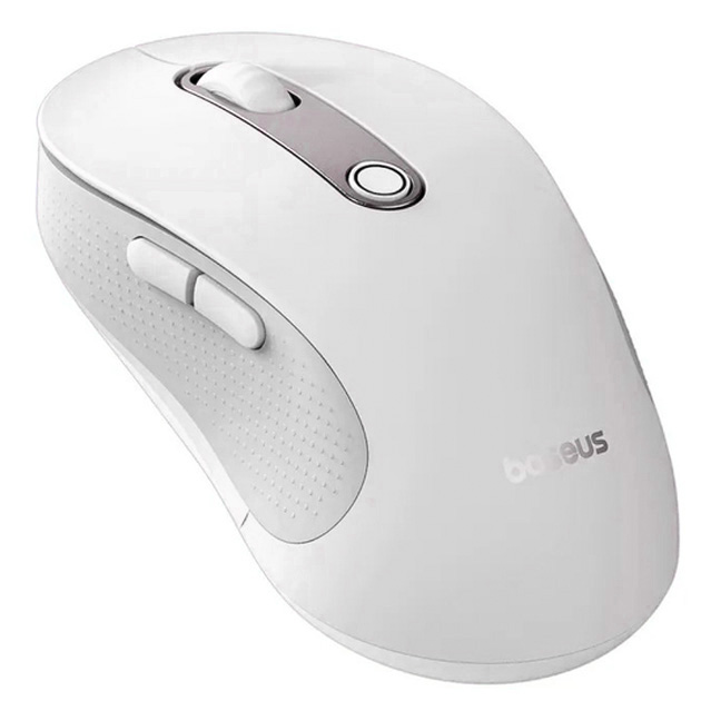 Компьютерная мышка BASEUS F02 Ergonomic Wireless Mouse White (B01055505211-01) - фото 2