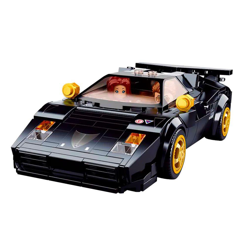 Конструктор Sluban M38-B1098 машинка 15,5 см 254 дет. от 6 лет Черный (27497849)