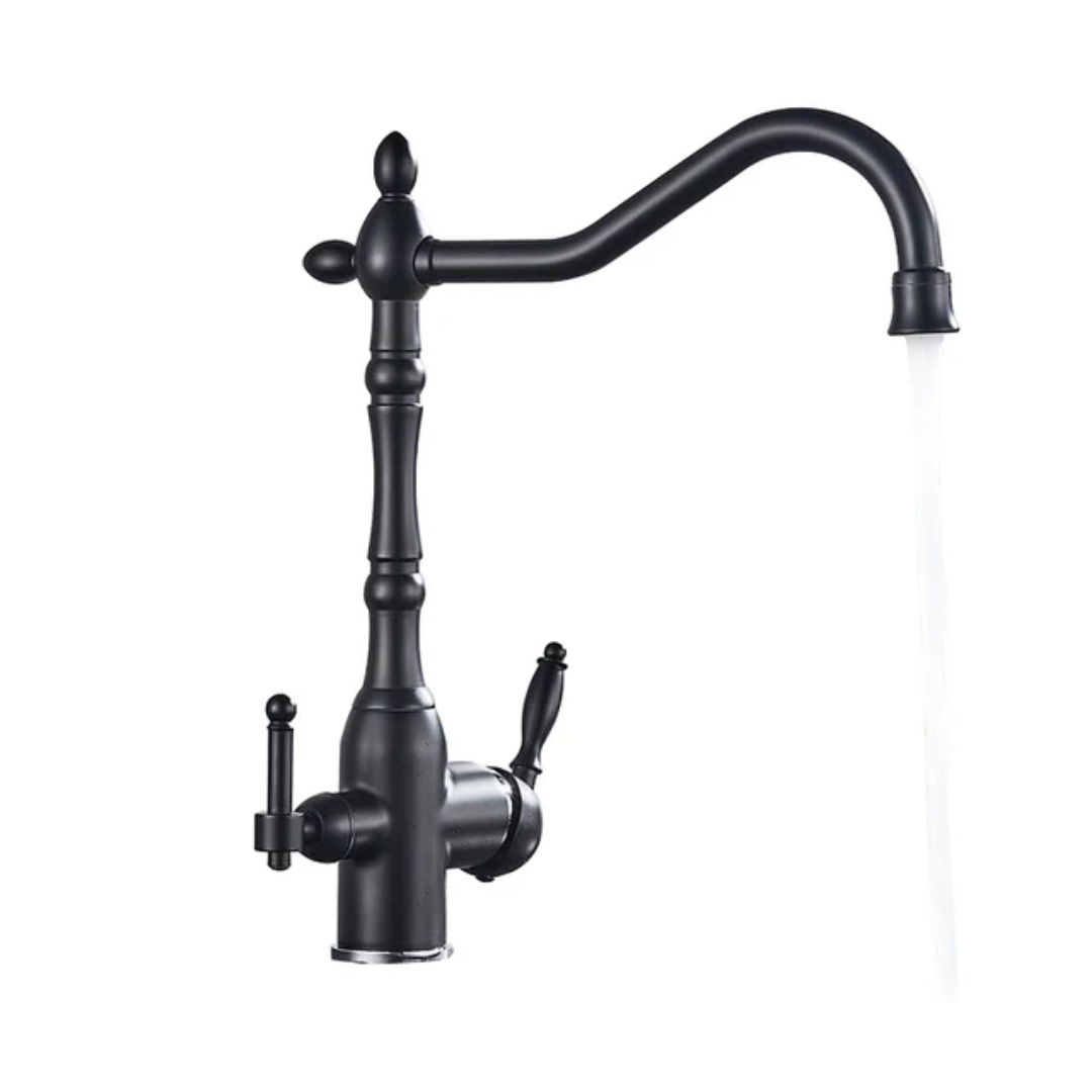 Змішувач Epelli Acqua Santa Nero із під'єднанням фільтрованої води (2483703823)