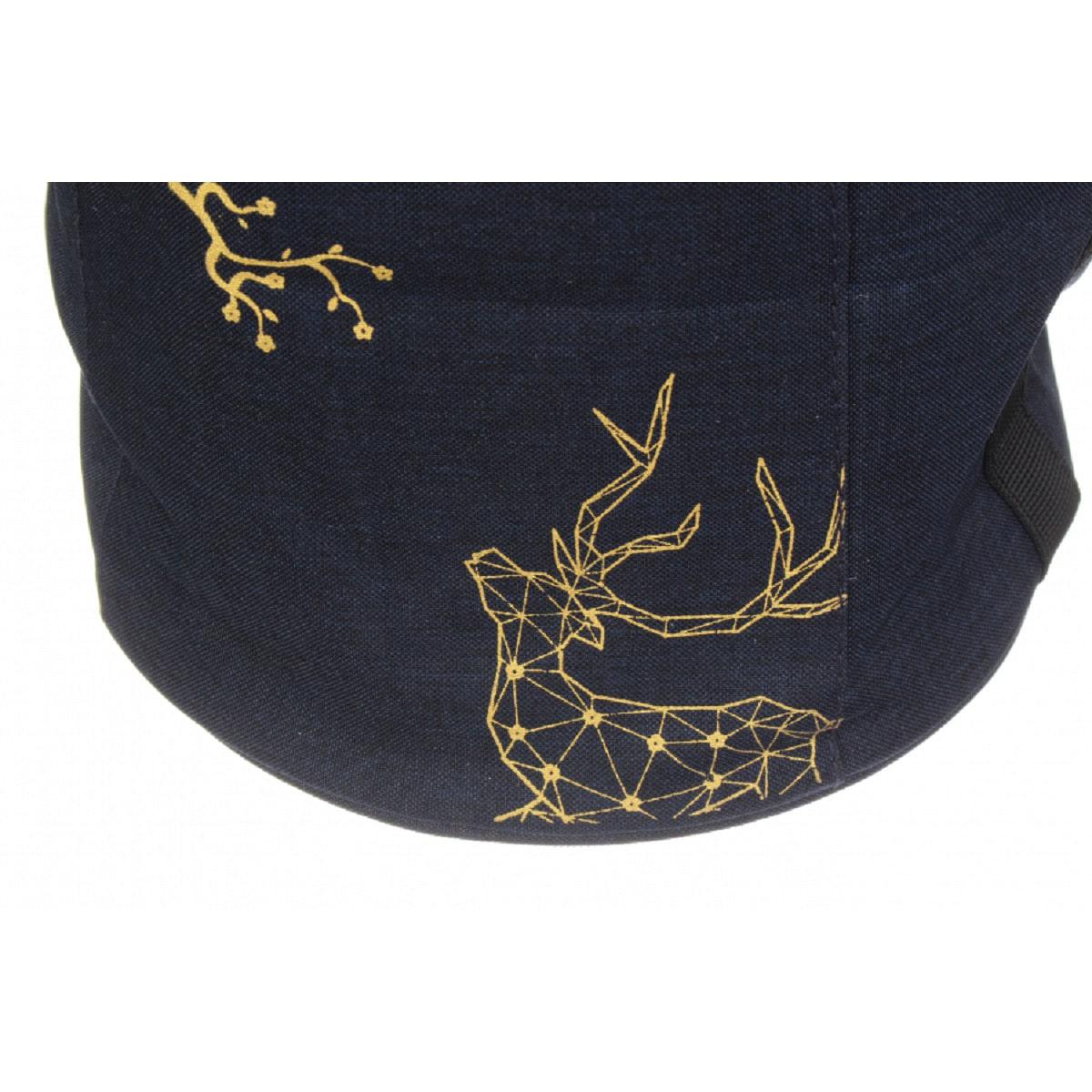 Термосумка Олень круглая с наплечным ремнем Синий - фото 8