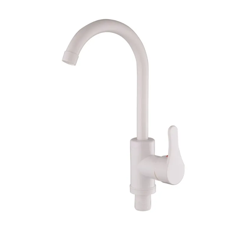 Смеситель для кухни PLAMIX Diego-011 White (PM0657)