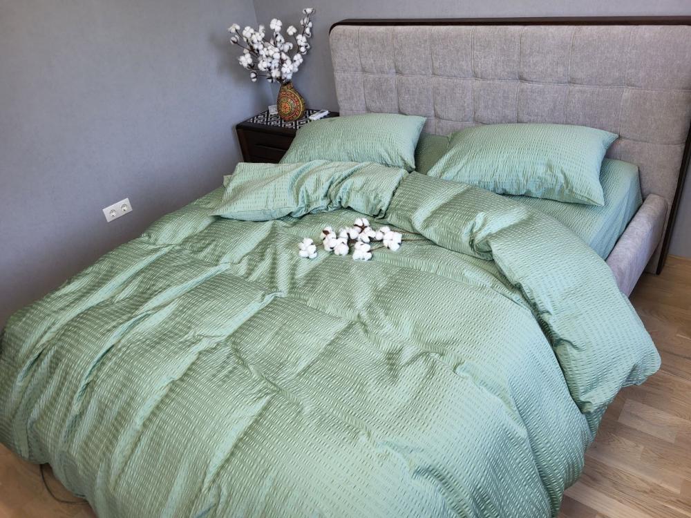 Комплект постельного белья Satin GOFRE S2038 семейный на резинке (2241536838)