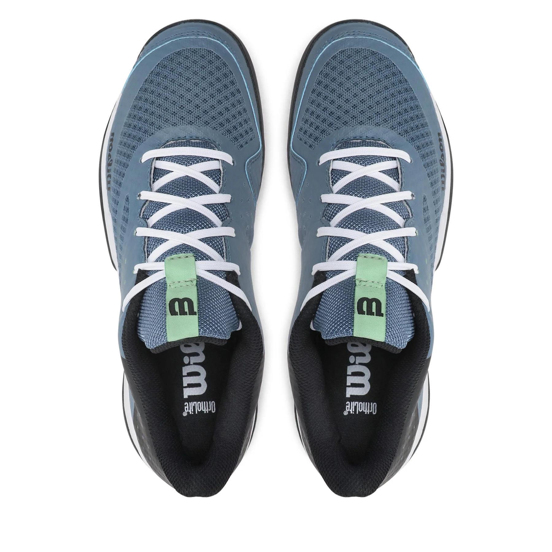 Кроссовки мужские для тенниса Wilson KAOS STROKE 2.0 China Blu р. 43,5 Синий (WRS330350 43,5) - фото 4