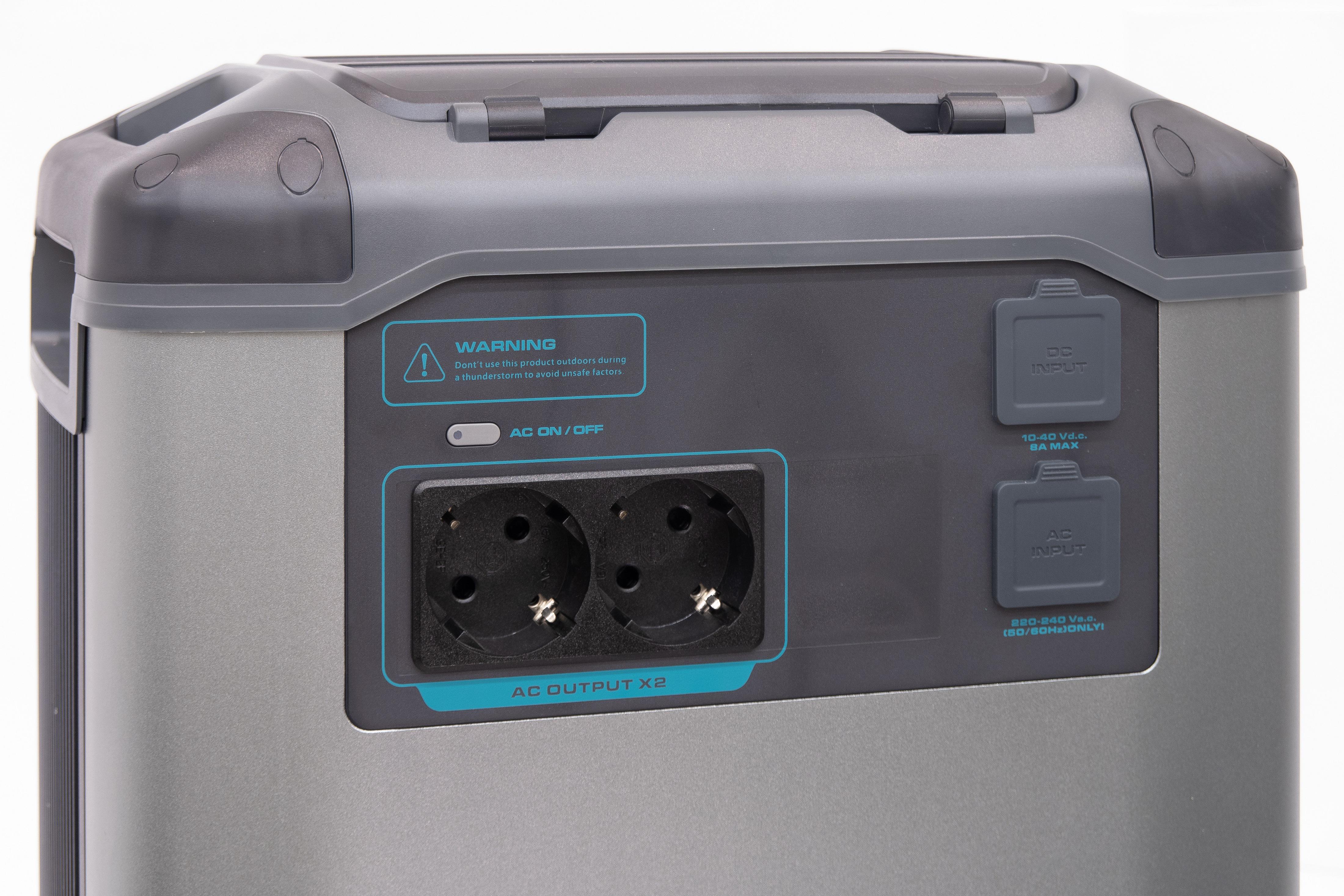 Зарядная станция FlashFish P25 MAX/2200 Вт/1935 Втч/Li-ion Серо-черный (FFP25MAX) - фото 5 Зарядная станция FlashFish P25 MAX/2200 Вт/1935 Втч/Li-ion Серо-черный (FFP25MAX) - фото 5