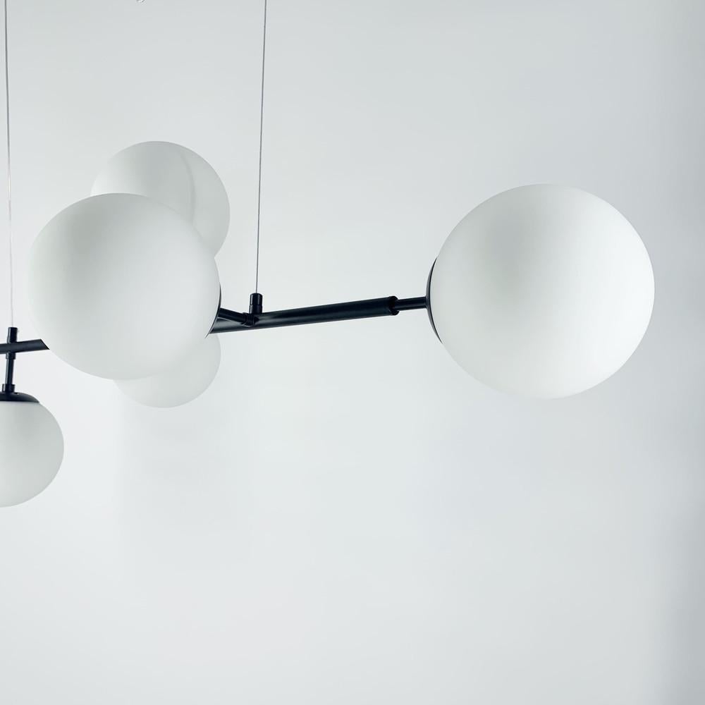 Люстра на 6 плафонов Белых (SGJ 7/6 BK) - фото 3 Люстра на 6 плафонов Белых (SGJ 7/6 BK) - фото 3