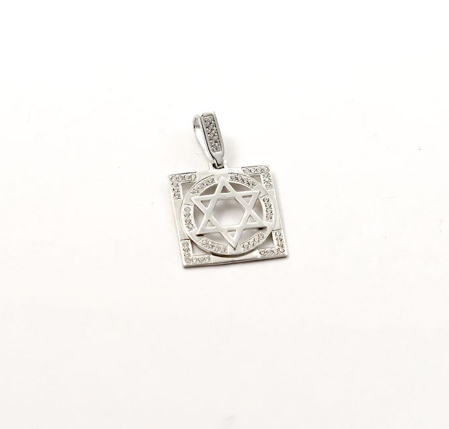 Кулон оберіг жіночий Maxi Silver 7984 Зірка Давида (87984)