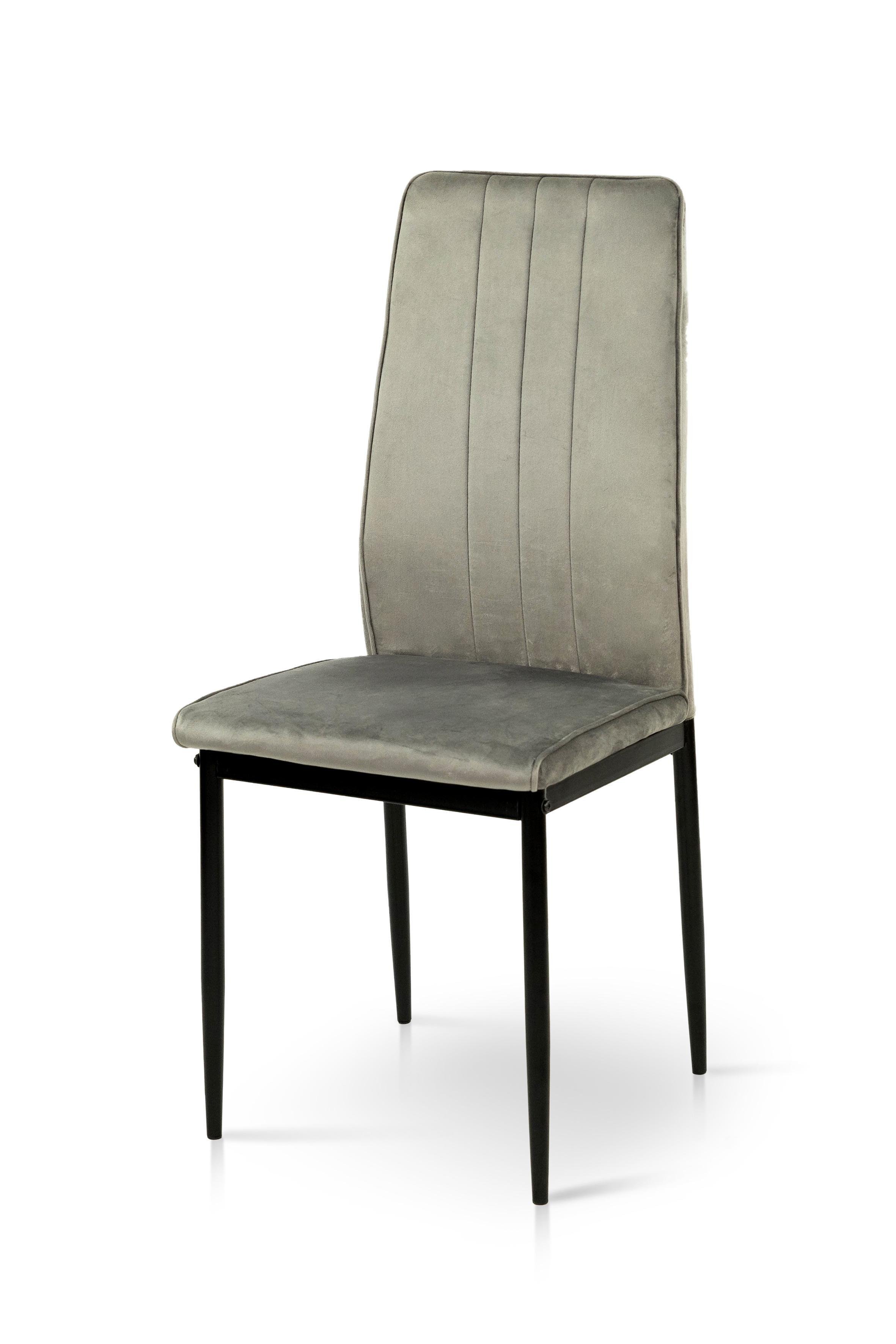 Стул для кухни и гостиной ГРЕЙС Рич 410х970х400 мм Черный/Серый (GAА0056269) - фото 1 Стул для кухни и гостиной ГРЕЙС Рич 410х970х400 мм Черный/Серый (GAА0056269) - фото 1