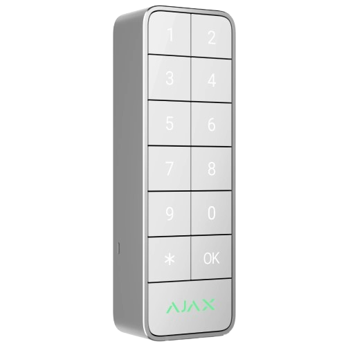 Клавиатура проводная Ajax Superior Keypad Outdoor Fibra до 2000 м IP66 IK08 Белый (e227dbb1) - фото 2 Клавиатура проводная Ajax Superior Keypad Outdoor Fibra до 2000 м IP66 IK08 Белый (e227dbb1) - фото 2