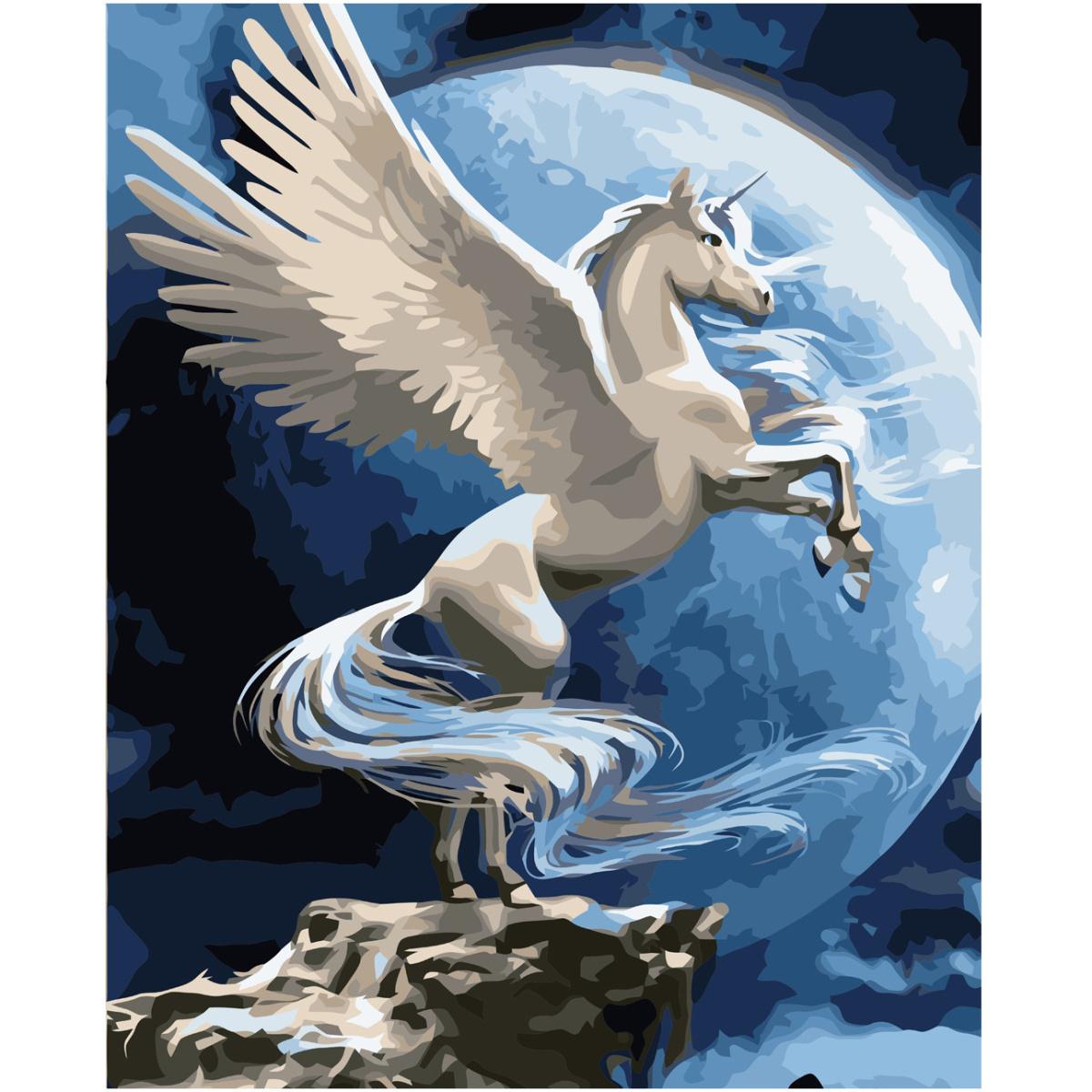 Картина за номерами Strateg Пегас у повні 40x50 см (VA-3704) Картина за номерами Strateg Пегас у повні 40x50 см (VA-3704)
