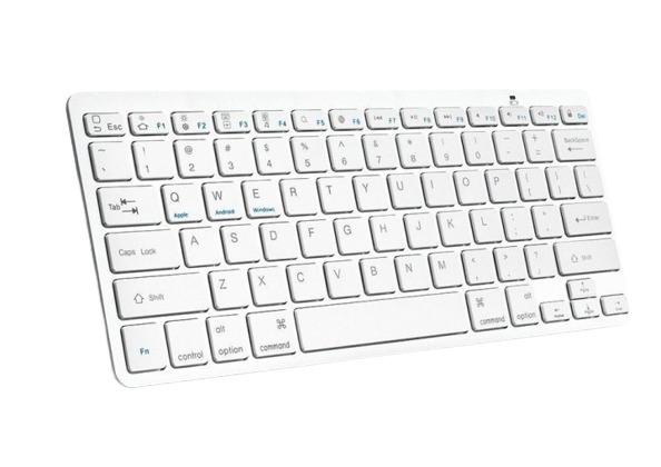 Клавиатура беспроводная X5 суперплоская Bluetooth 3.0 Белый (3710_300)