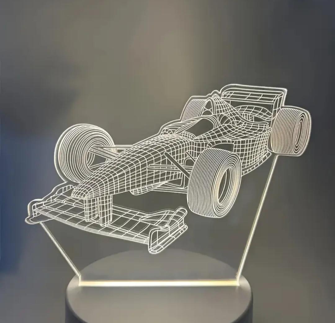 LED-нічник 3D Гоночний болід (27821322) - фото 2 LED-нічник 3D Гоночний болід (27821322) - фото 2