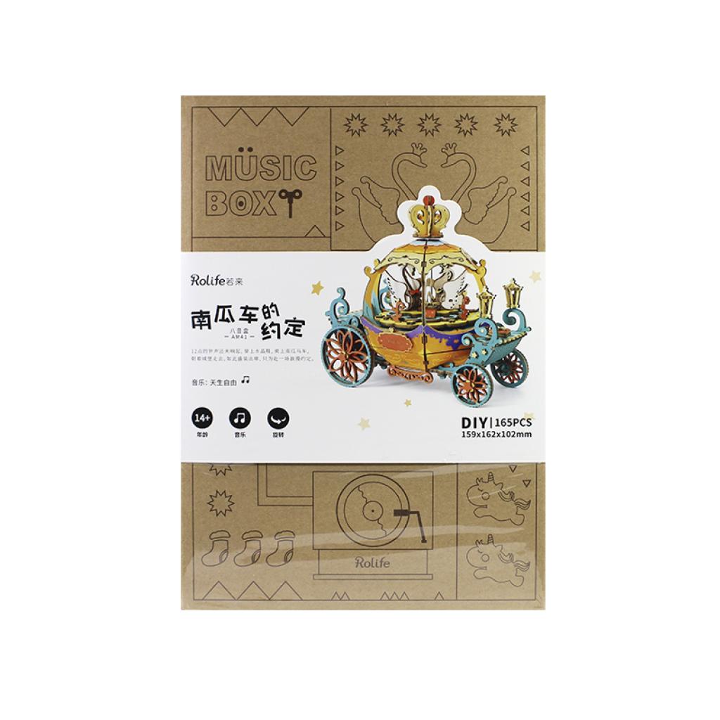 Конструктор деревянный 3D Robotime AM41 Карета Карусель (1378414) - фото 5 Конструктор деревянный 3D Robotime AM41 Карета Карусель (1378414) - фото 5