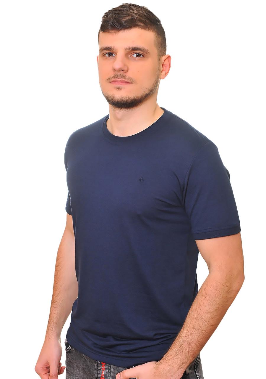 Футболка чоловіча Le Gutti 23-1539-02 XL Темно-синій - фото 3