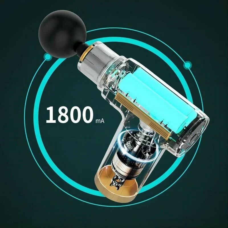 Антистресс-массажер PulsePro перкуссионный для тела Черный (568) - фото 9