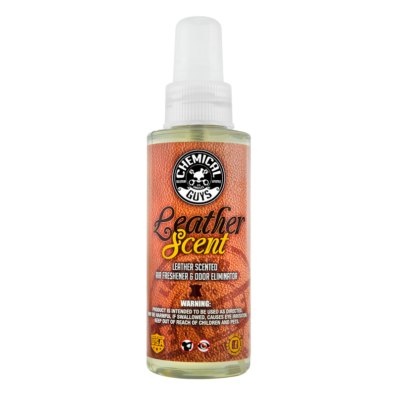 Ароматизатор и нейтрализатор запахов Chemical Guys Leather Scent Premium Air Freshener аромат новой кожи 118 мл