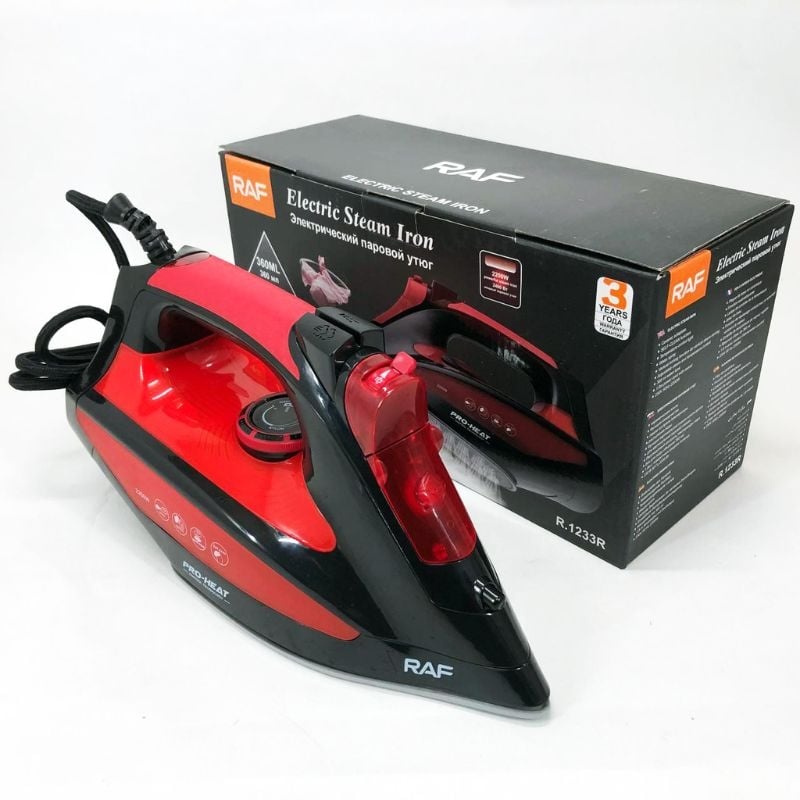 Праска RAF R.1233R керамічна підошва 2200 W (tf7116) - фото 11 Праска RAF R.1233R керамічна підошва 2200 W (tf7116) - фото 11