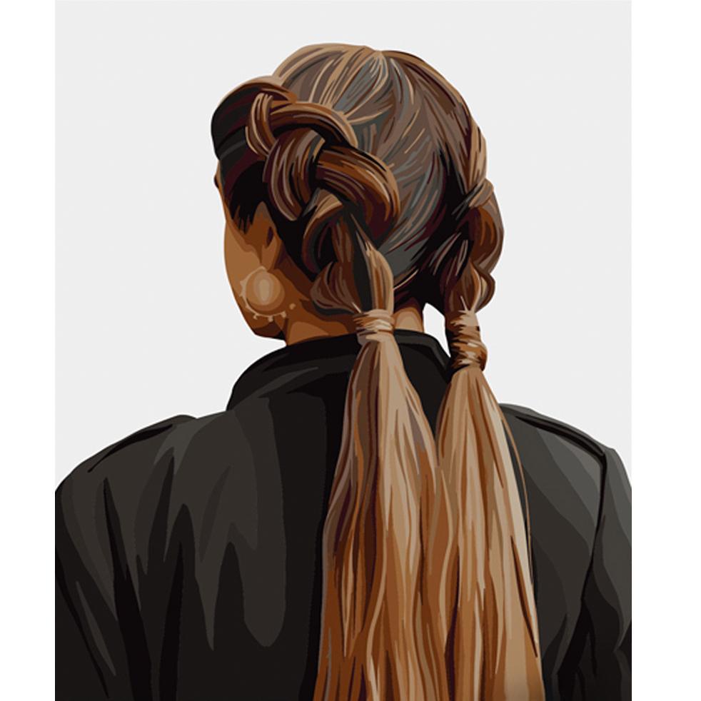 Картина по номерам Strateg Премиум Колоски 40x50 см (GS551)