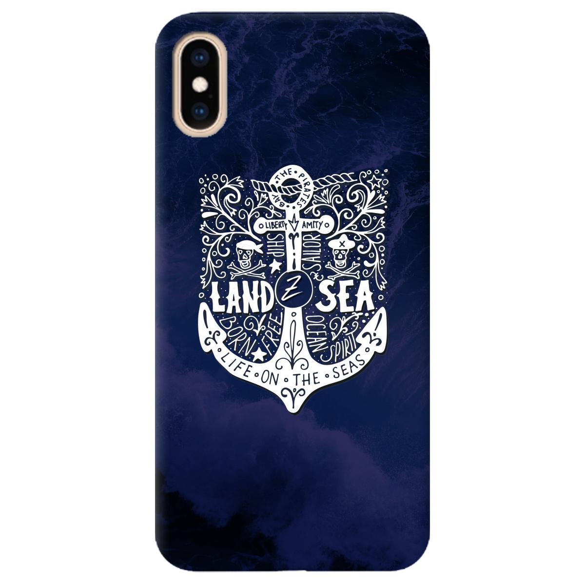 Силиконовый чехол Zorrov для Apple iPhone XS - Sealand (11170040086051973)