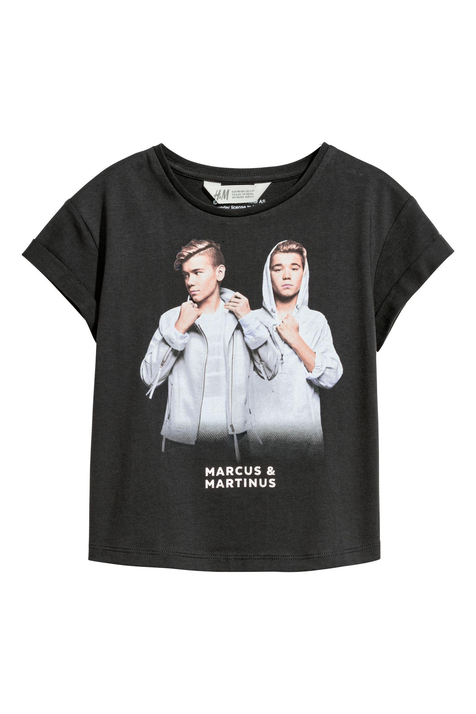 Футболка H&M 92 см Черный (631610b27)