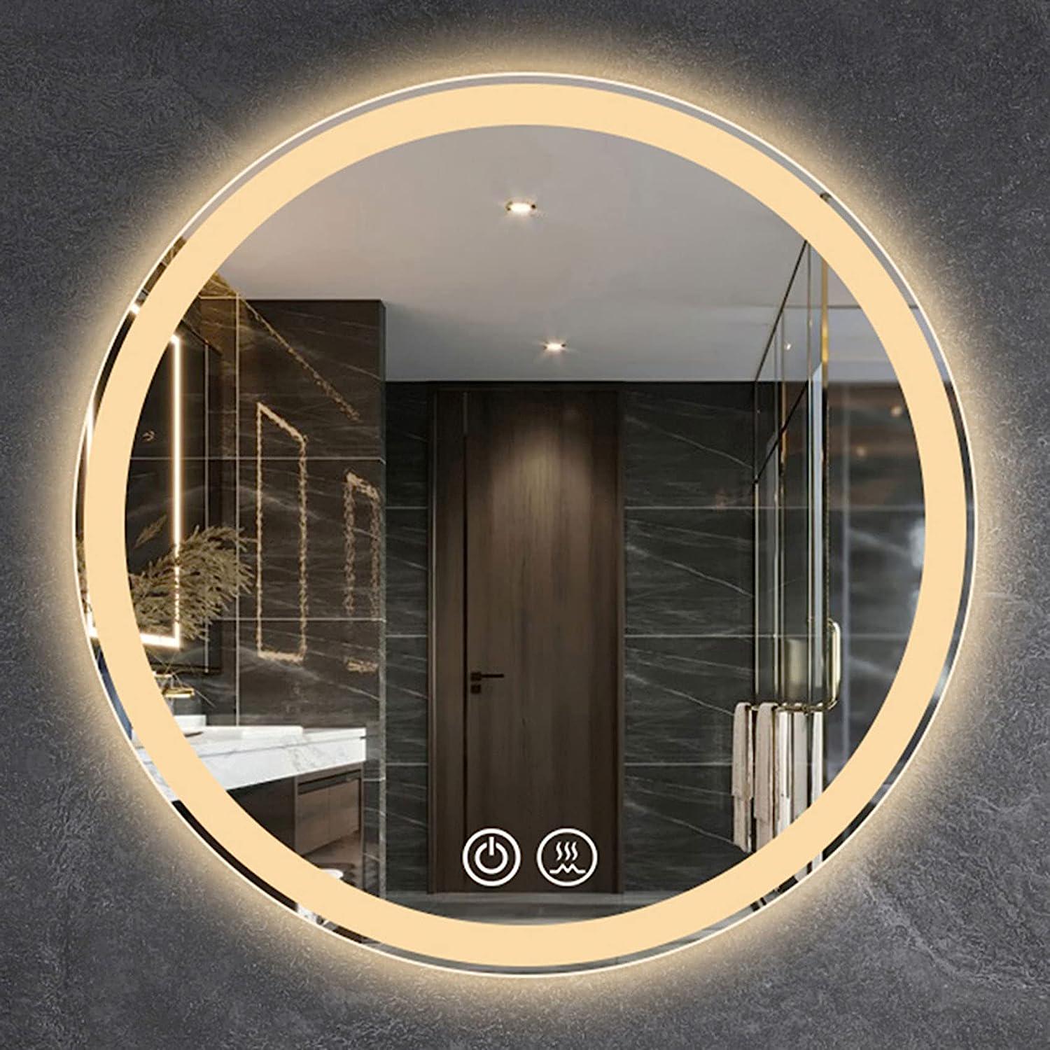 Зеркало Dim Dzerkal VINIO с LED-подсветкой/сенсорным управлением/подогревом 70х70 см (13601)