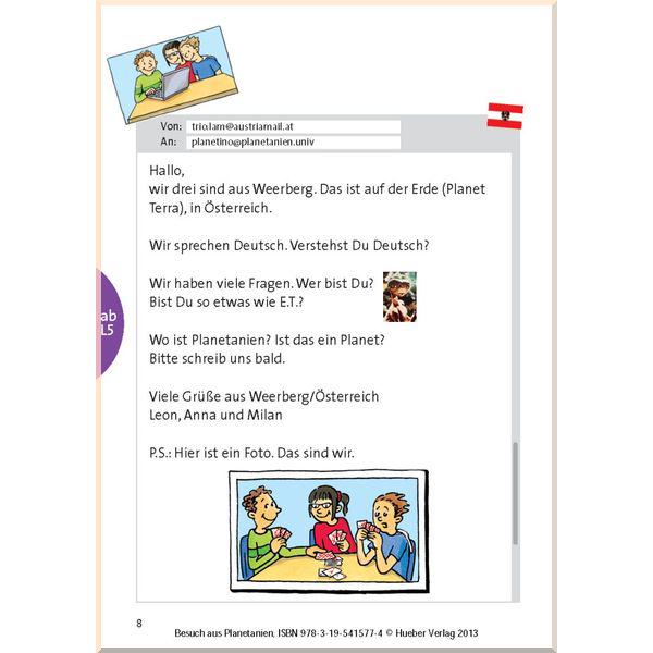 Книга для чтения Planetino 1 Leseheft: Besuch aus Planetanien - фото 3