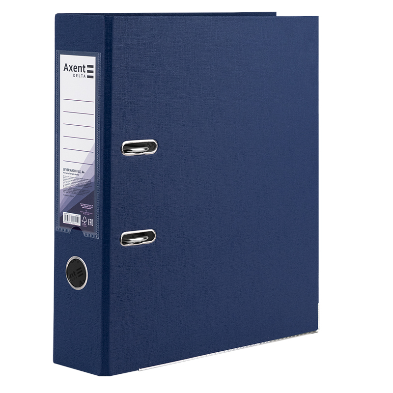 Папка-регистратор односторонняя PP D1714-12C 75 см собранная Темно-синий (4063276151759)