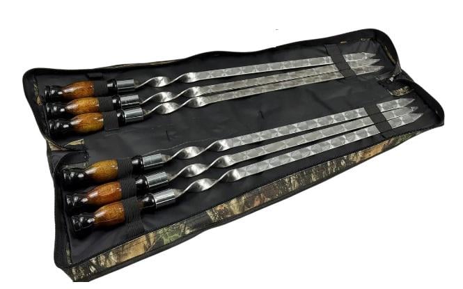 Набор шампуров для люля-кебаба GrillMaster Премиум NB-2301 6 шт. нержавеющая сталь 3 мм (10-164-NB-2301)