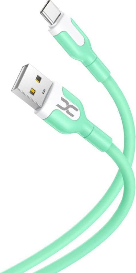 Кабель інтерфейсний DC Type-C CL-12 2,1A Green (36972)