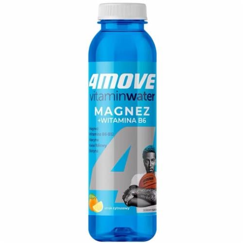 Напиток 4MOVE Vitamin water Magnes+B6 556 мл (04300)