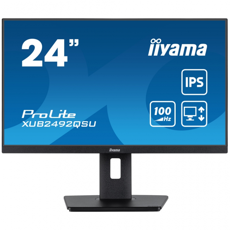 Монитор Iiyama XUB2492QSU-B1 безрамочный IPS 2560x1440 QHD 24" 4W (26832361) - фото 3 Монитор Iiyama XUB2492QSU-B1 безрамочный IPS 2560x1440 QHD 24" 4W (26832361) - фото 3