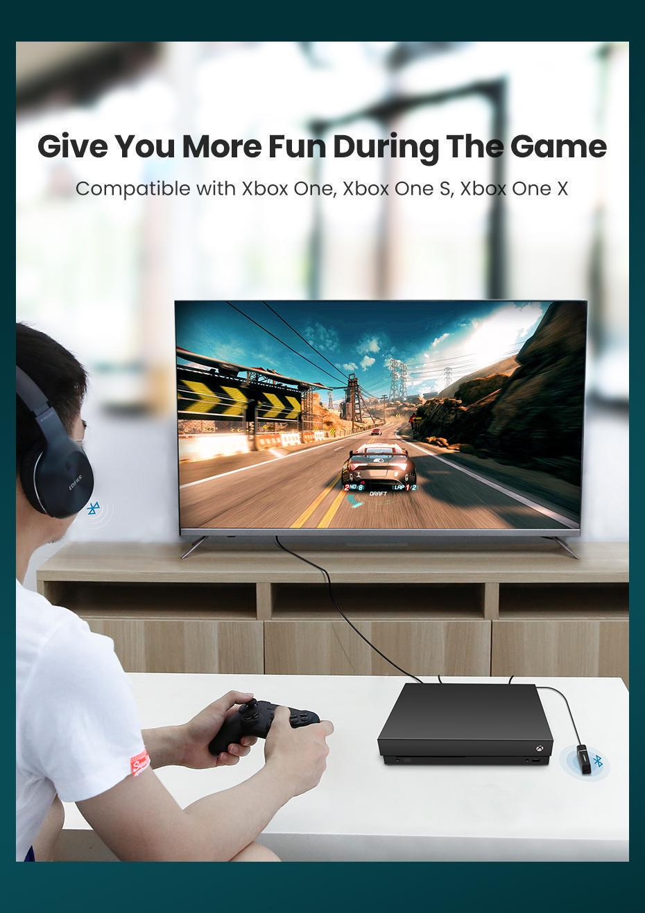 Передавач аудіо Ugreen Bluetooth 5.0 (50213) - фото 4 Передавач аудіо Ugreen Bluetooth 5.0 (50213) - фото 4