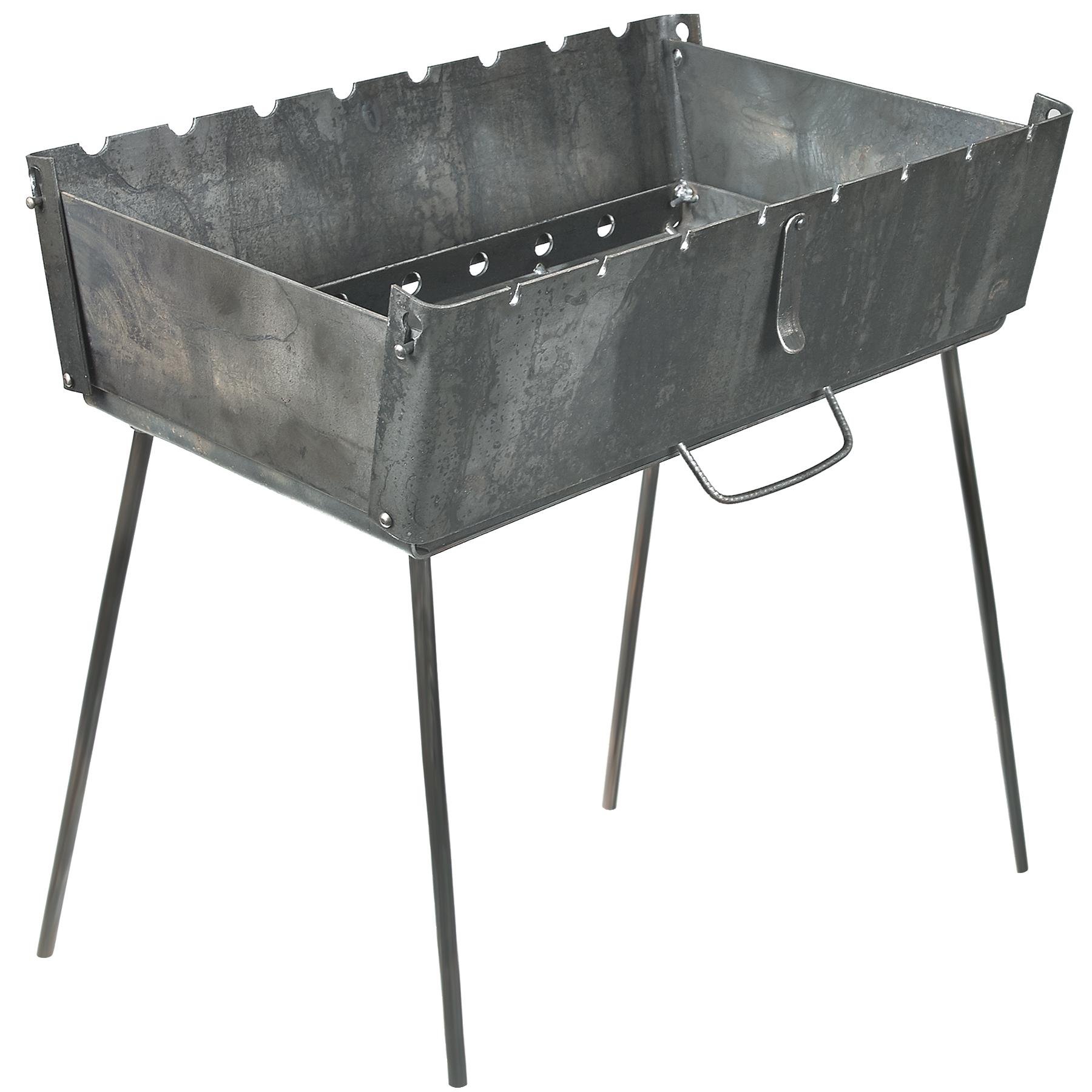 Мангал чемодан Reckless раскладной с чехлом на 6 шампуров 3 мм