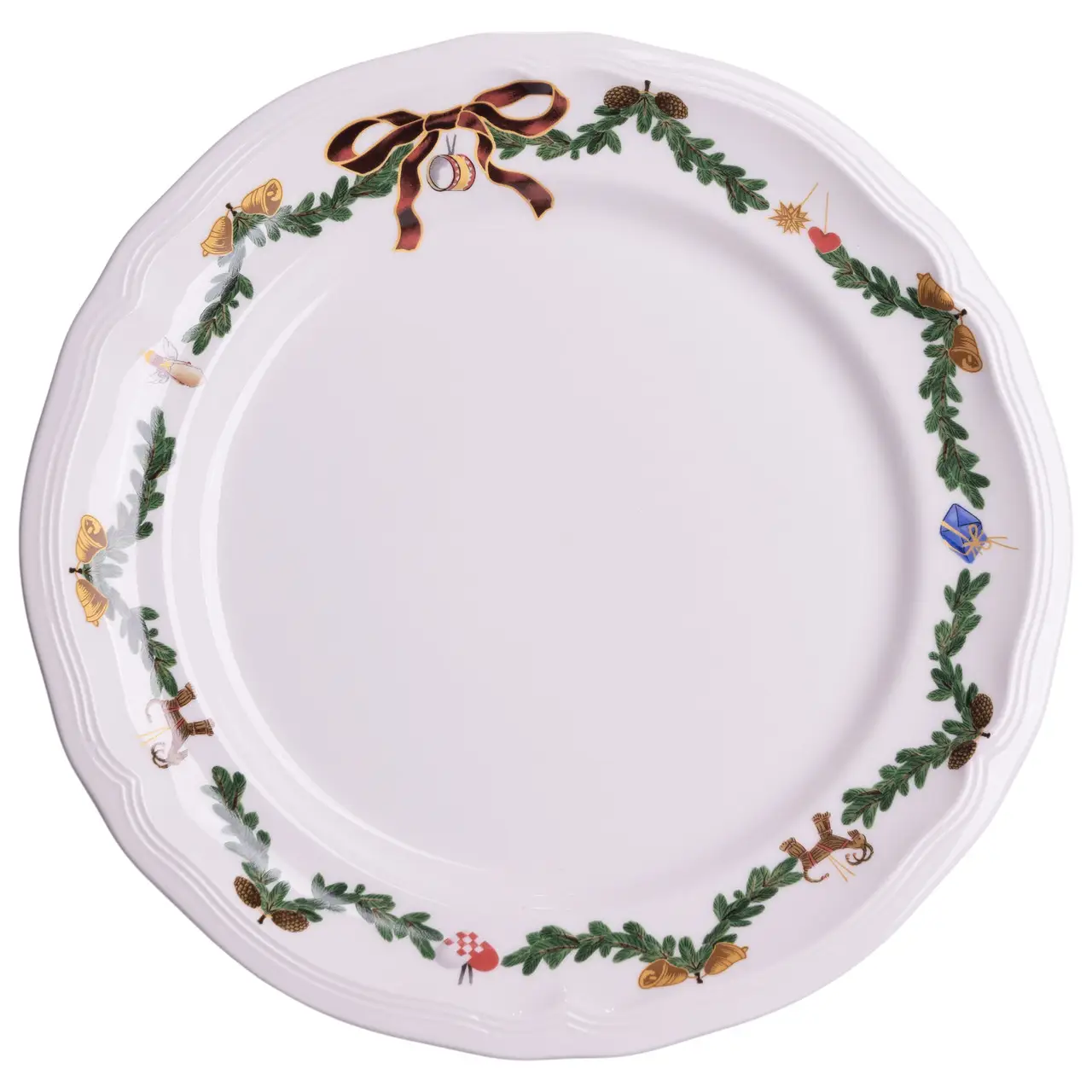 Тарілка сервірувальна Star Chrisas порцелянова 26 см (YY78-11A-1)