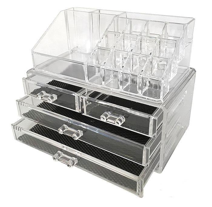 Органайзер для косметики Good idea Cosmetic Storage Box акриловый Серый (3962)