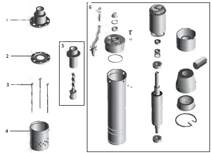 Свердловиний насос шнековий VOLKS pumpe 2QGD 1-48-0,25 2" та кабель 15 м 0,25 кВт (000011614) - фото 5 Свердловиний насос шнековий VOLKS pumpe 2QGD 1-48-0,25 2" та кабель 15 м 0,25 кВт (000011614) - фото 5